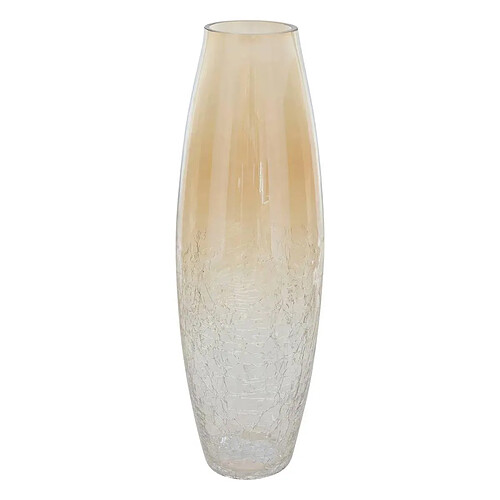 Atmosphera Vase en Verre Craquelé Alexis 40cm Transparent