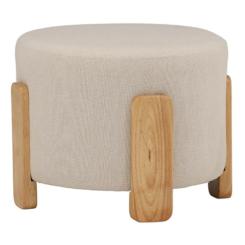 Paris prix Pouf design en tissu - Naturel