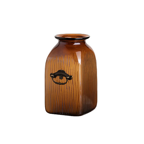 Alexandra House Living Vase décoratif en verre 19 x 16 x 28 cm