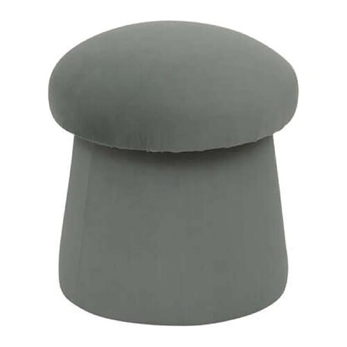 Atmosphera Pouf Noa en velours - Vert d'eau