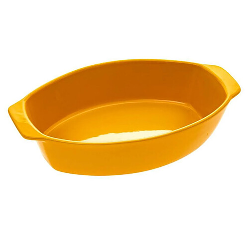 Five Simply Smart Plat à Four Ovale en Céramique Daom 28cm Jaune