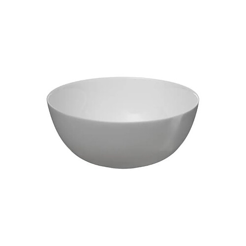 Secret De Gourmet Saladier en Verre Jeanne 21cm Blanc