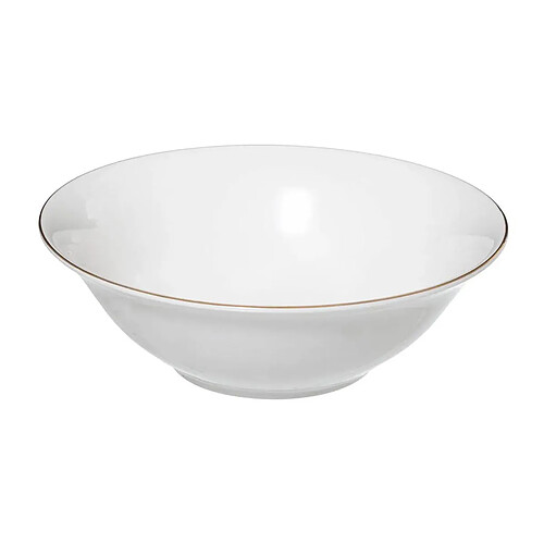 Secret De Gourmet Saladier en Porcelaine Petit Salon 22cm Blanc