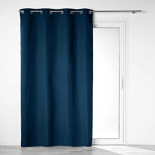 Douceur D'Interieur Rideau Occultant Obscure 140x260cm Bleu Marine