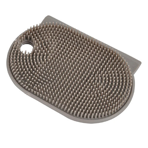 Paris Prix Brosse Multifonction Silicone Plate 12cm Taupe