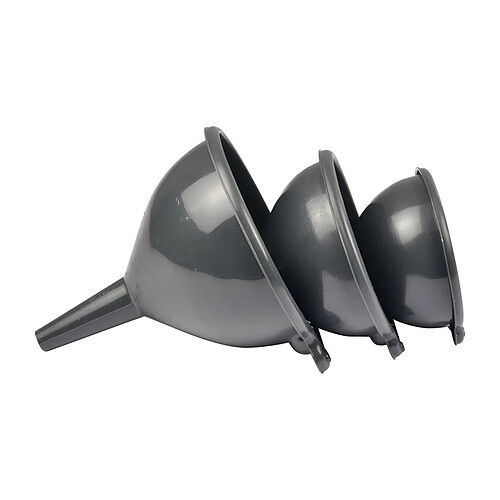 Homea Lot de 3 Entonnoirs Repassage 14cm Anthracite