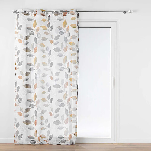 Douceur D'Interieur Rideau Voilage à Œillets Vahine 140x240cm Multicolore