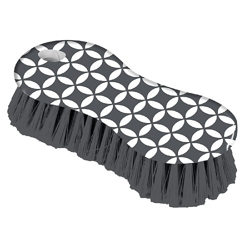 Paris Prix Brosse à Laver Geoflower 15cm Gris & Blanc