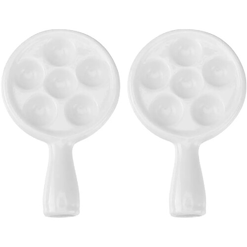 Vendos85 Plat à escargots en céramique design coquille