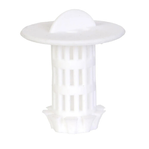 Paris Prix Attrape Cheveux pour Évier Silicone 4cm Blanc
