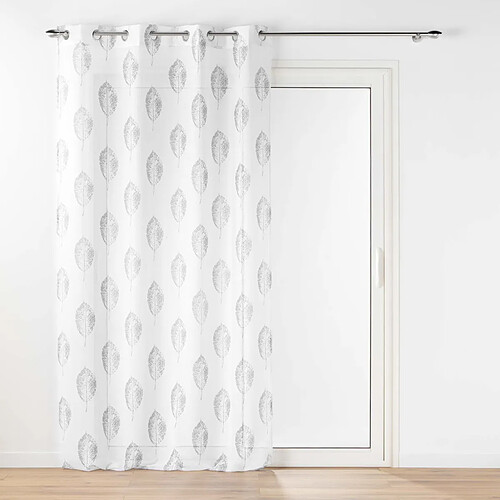 Douceur D'Interieur Rideau Voilage à Œillets Indila 140x240cm Blanc