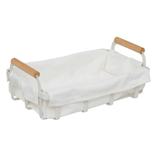 Five Simply Smart Corbeille à Pain en Métal Balm 27cm Blanc