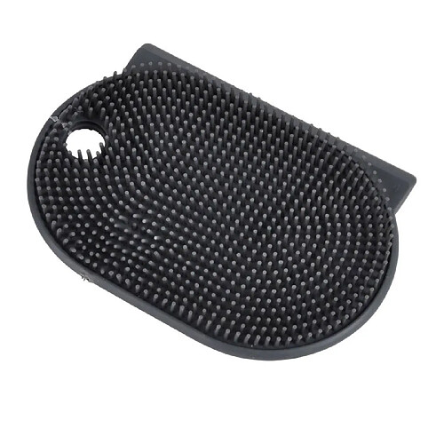 Paris Prix Brosse Multifonction Silicone Plate 12cm Anthracite