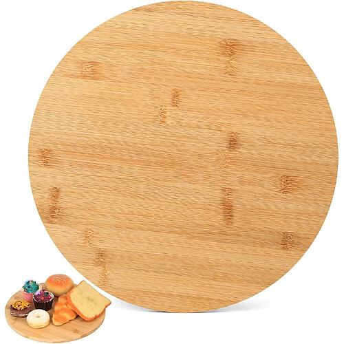 Vendos85 Plateau Rotatif en Bambou 360° – 30x30 cm