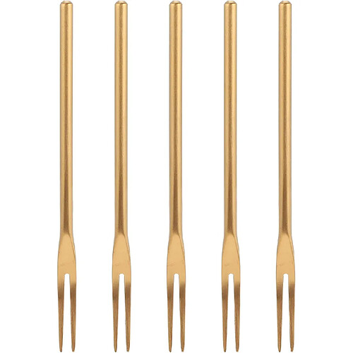 Vendos85 Fourchettes à fruits en acier inoxydable 304 réutilisables