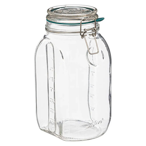 Five Simply Smart Bocal en Verre Gradué Jarro 2L Transparent