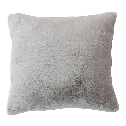 Paris prix Coussin Rabbit effet fourrure - 40x40 cm - Gris