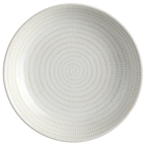 Secret De Gourmet Lot de 6 Assiettes Creuses Rice 20cm Blanc