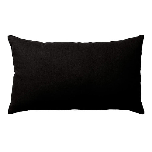 Paris prix Coussin déco Panama - 30x50 cm - Noir