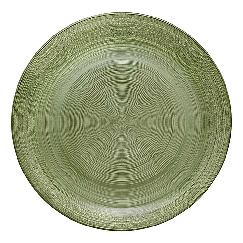 Secret De Gourmet Lot de 6 Assiettes Plates Jem 28cm Vert