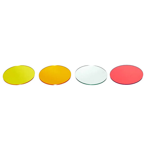 Paris Prix Lot de 4 Dessous de Verre Colores 10cm Multicolore