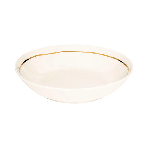 Secret De Gourmet Lot de 6 Assiettes Creuses Selena 20cm Blanc