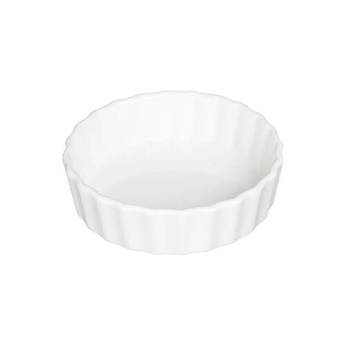 Five Simply Smart Moule à Tartelette en Céramique Ondulé 12cm Blanc