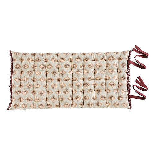 Atmosphera Matelas de Sol Jacquard Ikat 60x120cm Beige Lin