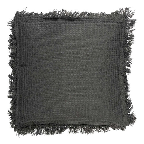 Paris prix Coussin déco gaufré - 40x40 cm - Gris