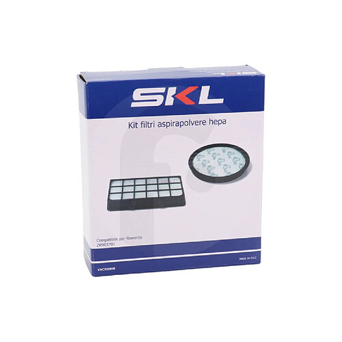 Skl Kit filtre hepa (ZR903701) compatible pour aspirateur ROWENTA ZR903701