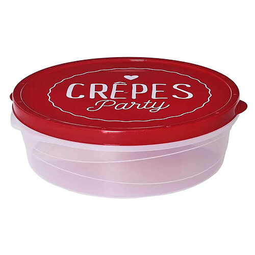 Paris Prix Boîte de Conservation Crêpes 28cm Rouge