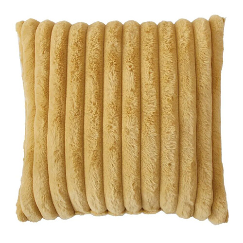 Paris Prix Coussin Imitation Fourrure Matisse 40x40cm Ocre