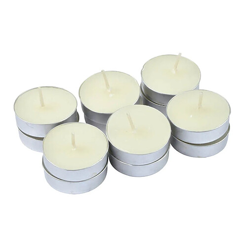 Paris Prix Lot de 12 Bougies Chauffe-Plat Essentiel II 3,5cm Jasmin