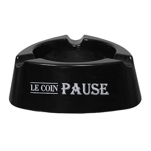 Paris Prix Cendrier Triangle Bistrot 12cm Noir