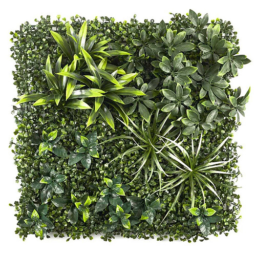 Paris Prix Mur Végétal Artificiel Panache 50x50cm Vert