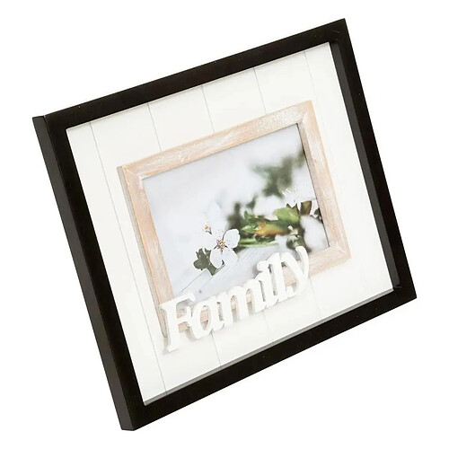 Atmosphera Cadre Photo Déco Lorenzo 10x15cm Noir & Blanc