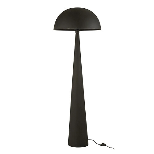 Paris prix Lampadaire métal champignon - Noir
