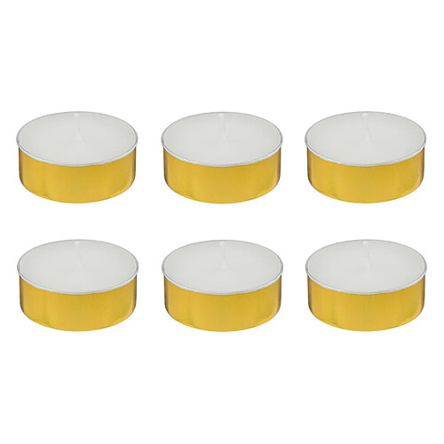Atmosphera Lot de 6 Bougies Chauffe-Plat Parfumées Izor 3,7cm Fleur de Coton