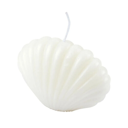 Paris Prix Bougie Déco Coquillage Arty 9cm Blanc