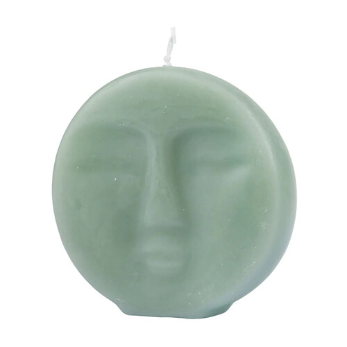 Paris Prix Bougie Déco Visage Arty 9cm Vert Céladon