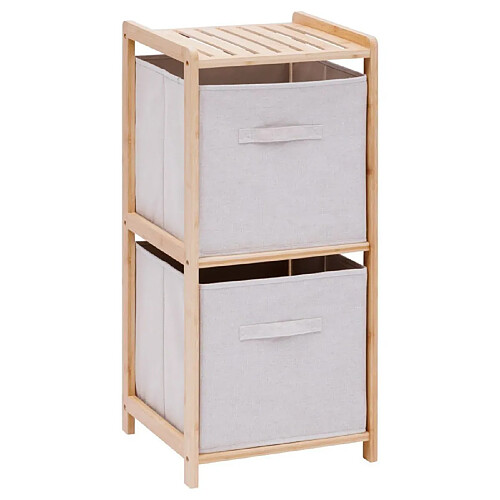 Five simply smart Étagère de salle de bain 2 niveaux - Naturel