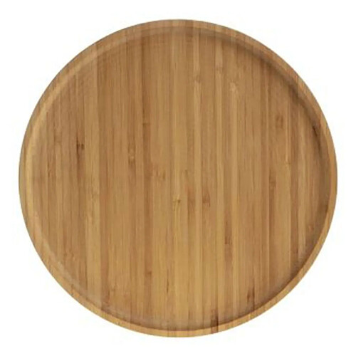 Secret De Gourmet Lot de 6 Assiettes à Dessert Bambou 19cm Naturel