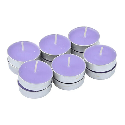 Paris Prix Lot de 12 Bougies Chauffe-Plat Essentiel II 3,5cm Lavande