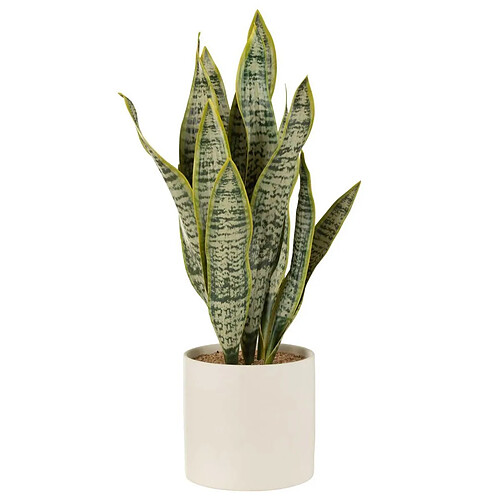 Paris Prix Plante Artificielle en Pot Sansevieria 60cm Vert