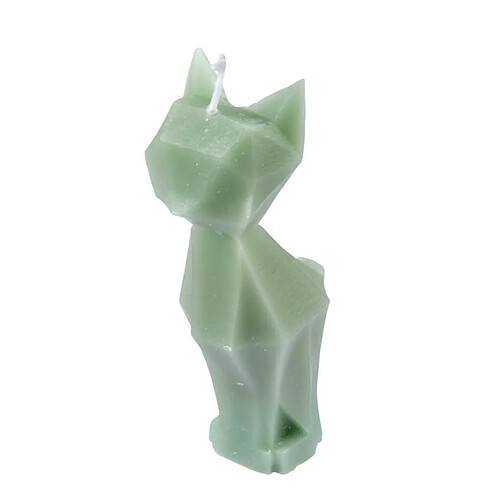 Paris Prix Bougie Déco Chat Arty 13cm Vert Céladon