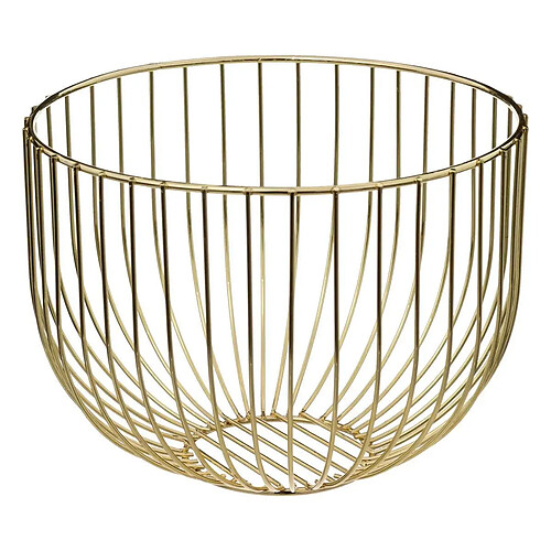 Secret De Gourmet Corbeille à Fruits Design Le Collectionneur 22cm Or
