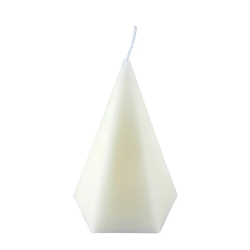 Paris Prix Bougie Déco Pyramide Arty 12cm Blanc