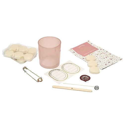 Paris Prix Coffret Bougie Bijou à Confectionner DIY 20cm Rose & Oud