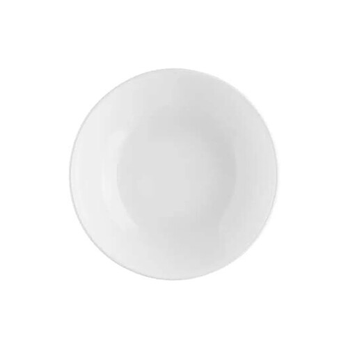 Secret De Gourmet Lot de 6 Assiettes Creuses Colorama 20cm Blanc