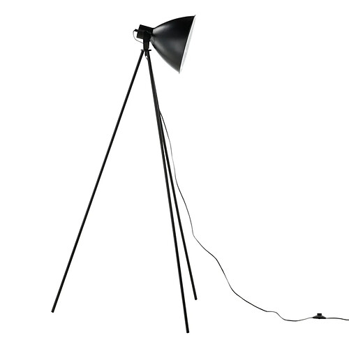 Paris prix Lampadaire trépied métal - Noir